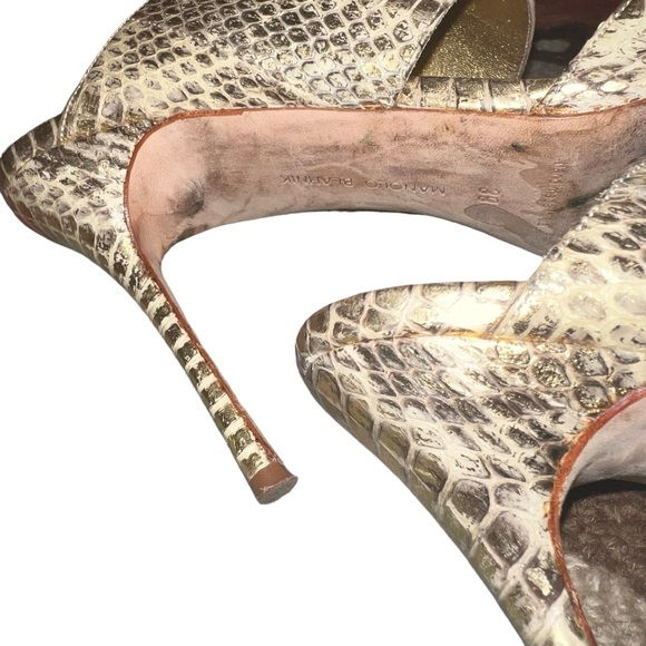 🌟MANOLO BLAHNIK🌟 AUTHENTIC 🌟       SZ 39 EU 8.5 US - Picture 6 of 8